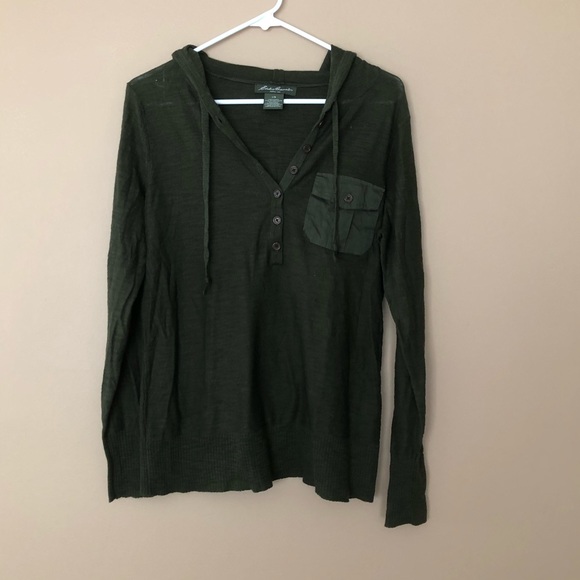 Forest green long sleeve top - Picture 2 of 6